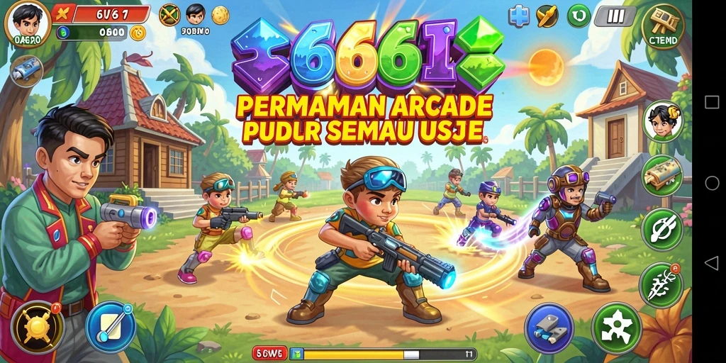 Tampilan menarik dari gameplay seru 666I yang penuh tantangan.