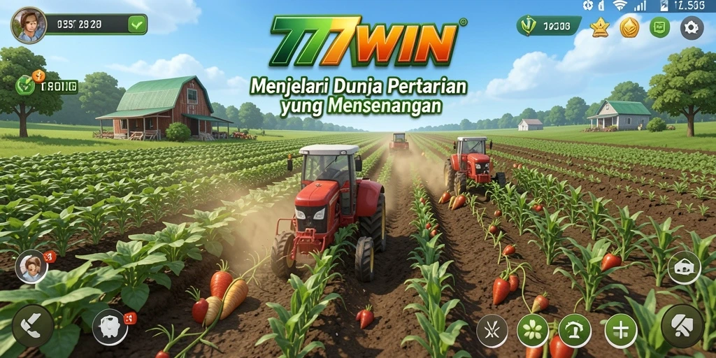 Tampilan gameplay yang menarik di dunia pertanian.