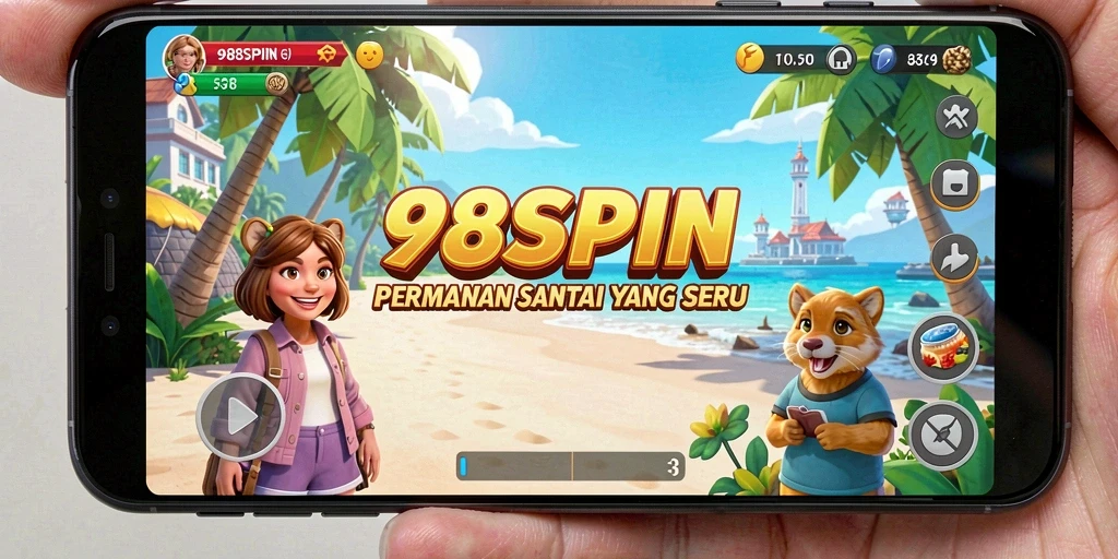 Screenshot gameplay 98SPIN menampilkan keseruan dan interaksi pemain.