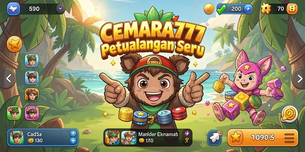 Tampilan gameplay seru CEMARA777 dalam match-3 yang menantang.