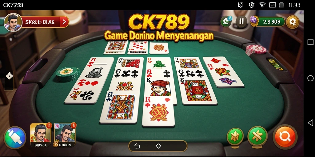 Gameplay seru dalam CK789, nikmati permainan domino tanpa batas.