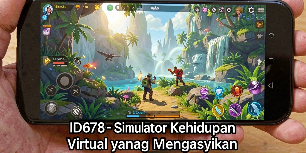 Tampilan gameplay ID678 yang menakjubkan di dunia simulasi.