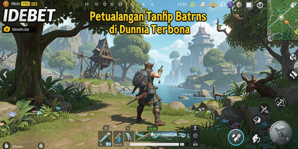 Screenshot menampilkan aksi mendebarkan dalam gameplay Open World IDEBET.