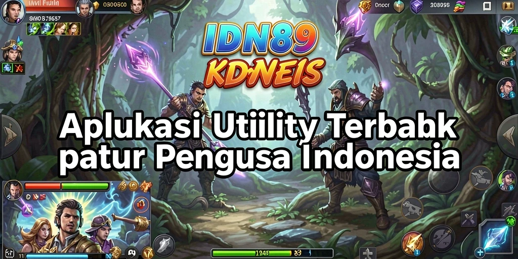 Tampilan antarmuka IDN89 yang bersih dan mudah digunakan.
