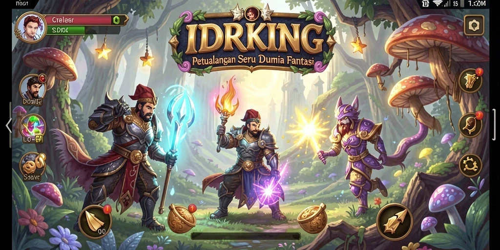 Gameplay seru dan grafis menarik dari IDRKING.
