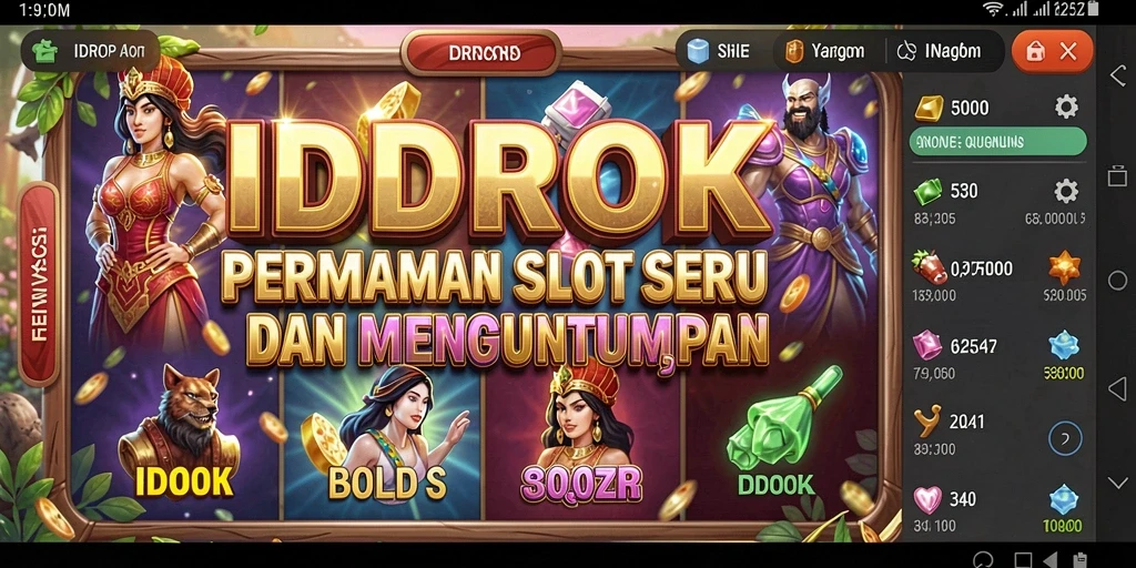 Screenshot gameplay IDROK yang menunjukkan keseruan bermain Slot.