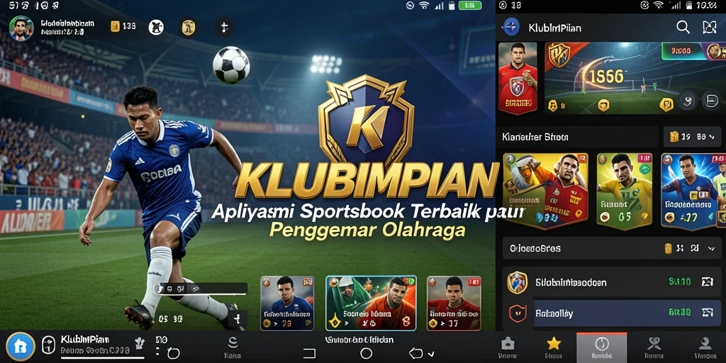 Tampilan antarmuka pengguna yang menarik dari KLUBIMPIAN.