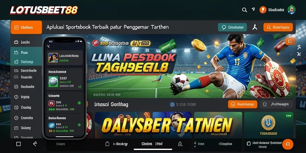 Screenshot LOTUSBET88 menampilkan antarmuka taruhan yang menarik dan dinamis.