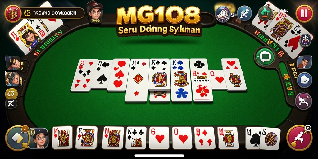 Tampilan gameplay domino yang seru dan interaktif.