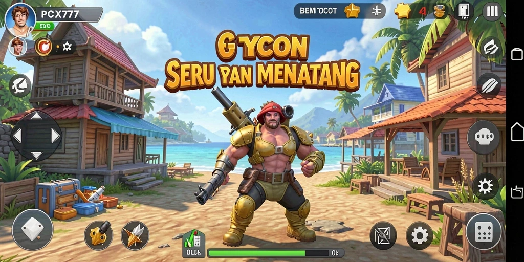Tangkapan layar menunjukkan momen seru gameplay Tycoon di PCX777.