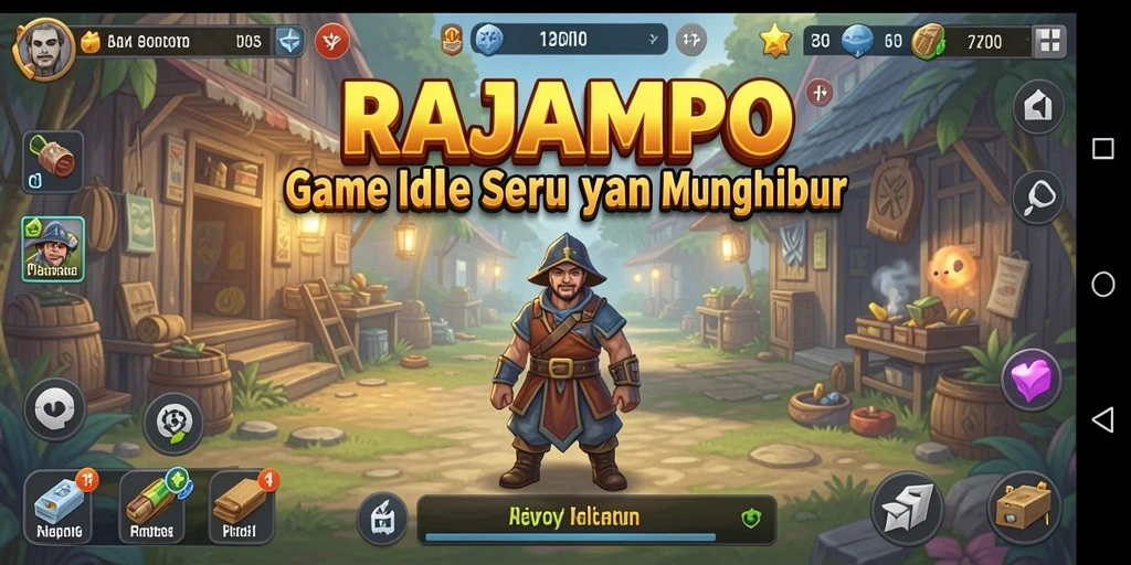 Tampilan gameplay RAJAMPO yang menarik dan menghibur.