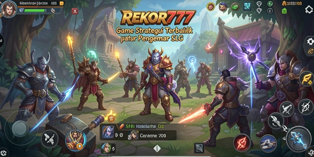 Tampilan gameplay REKOR777 yang seru dan strategis.